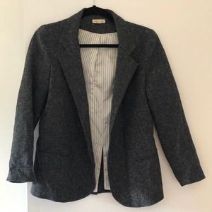 Urban outfitters charcoal tweed look blazer